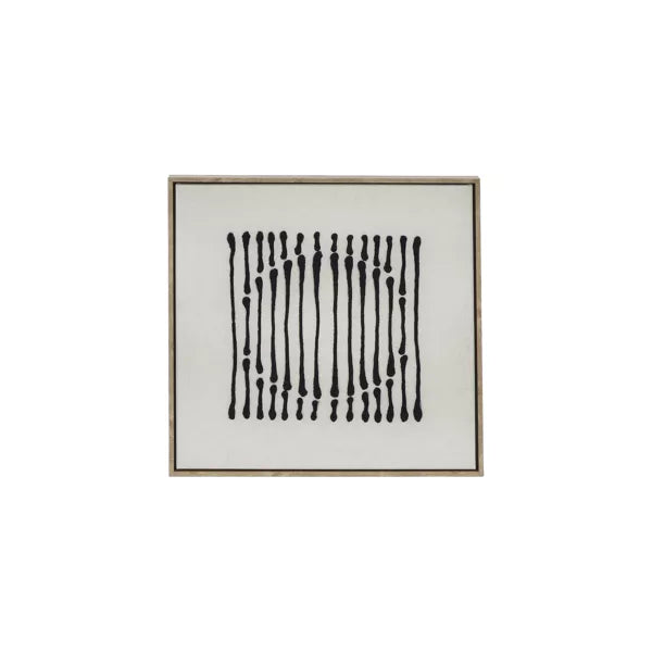 BERGAMO - canvas with frame - linen / md