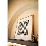 BERGAMO - canvas with frame - linen / md