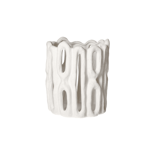 Cadiz kertalugt 22cm white