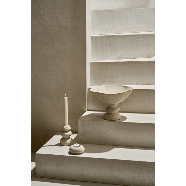 Apilar kertastjaki off white 14cm