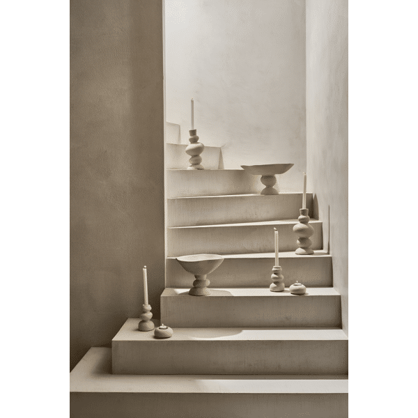 Apilar kertastjaki off white 14cm