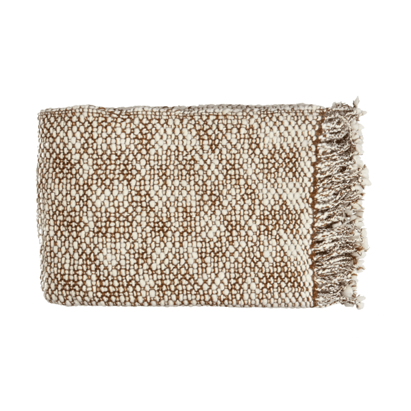 Tricot teppi 170x130 camel