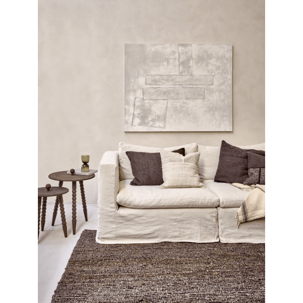 Patch veggmynd 150x120cm beige