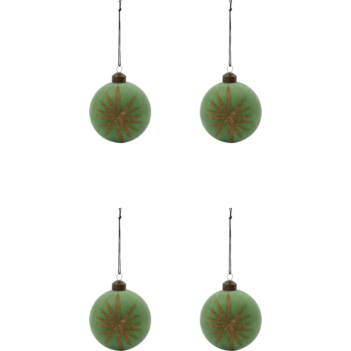 Flos jólakúlur mintu 4stk