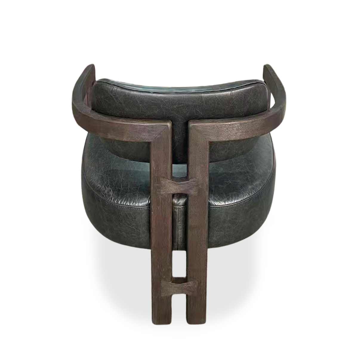 Luisa hægindastóll leður black