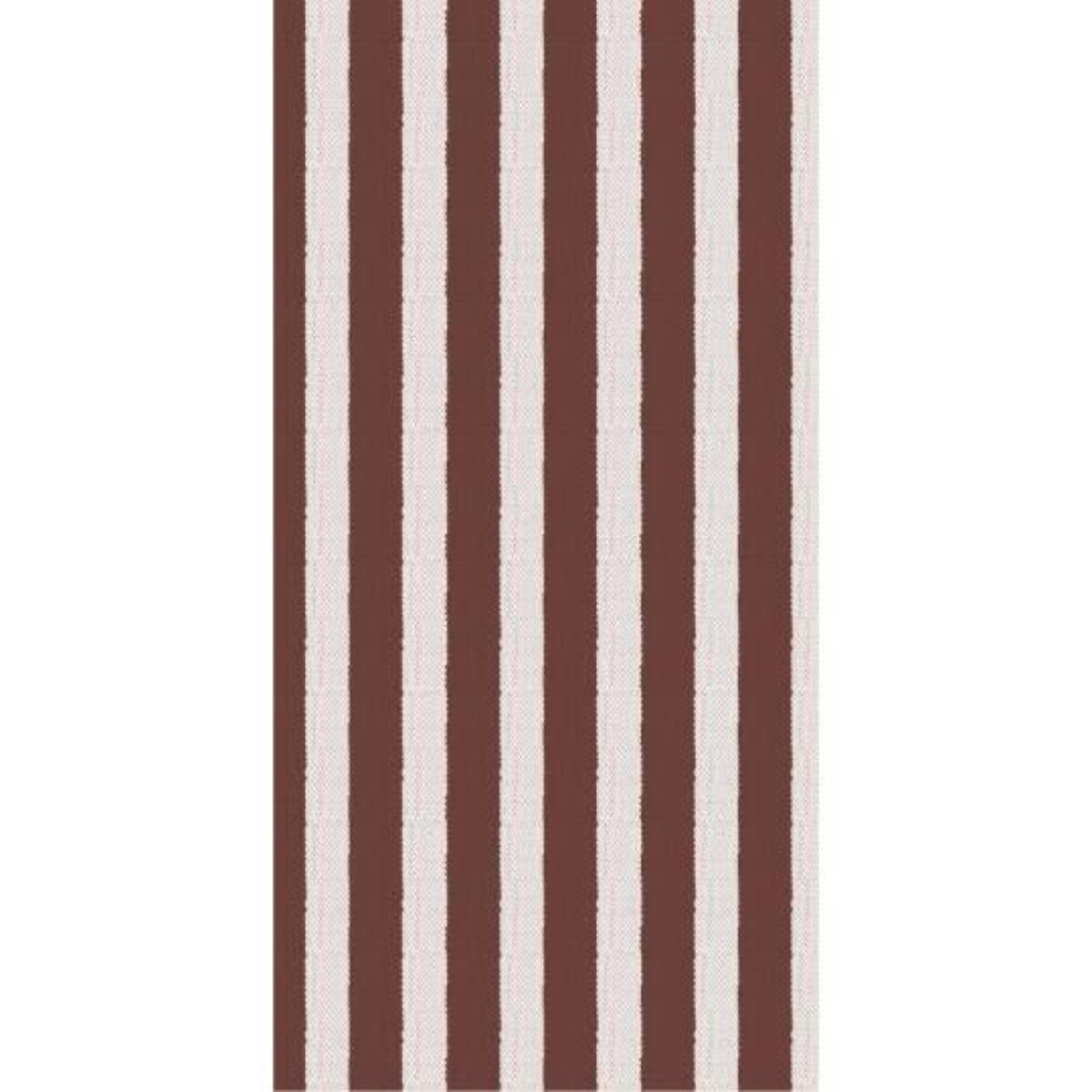 Servíettur - brúnar rendur 16stk