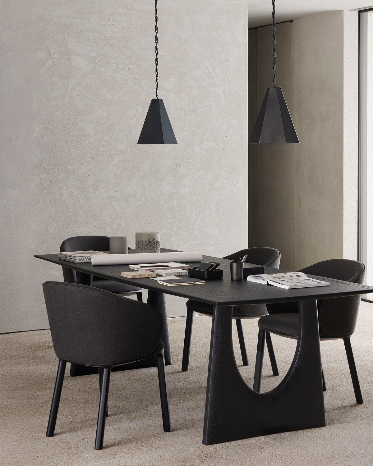 Unda borðstofustóll black