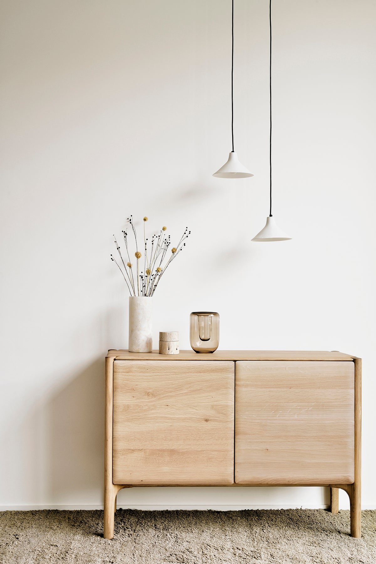 Pi skenkur eik 2 dyra