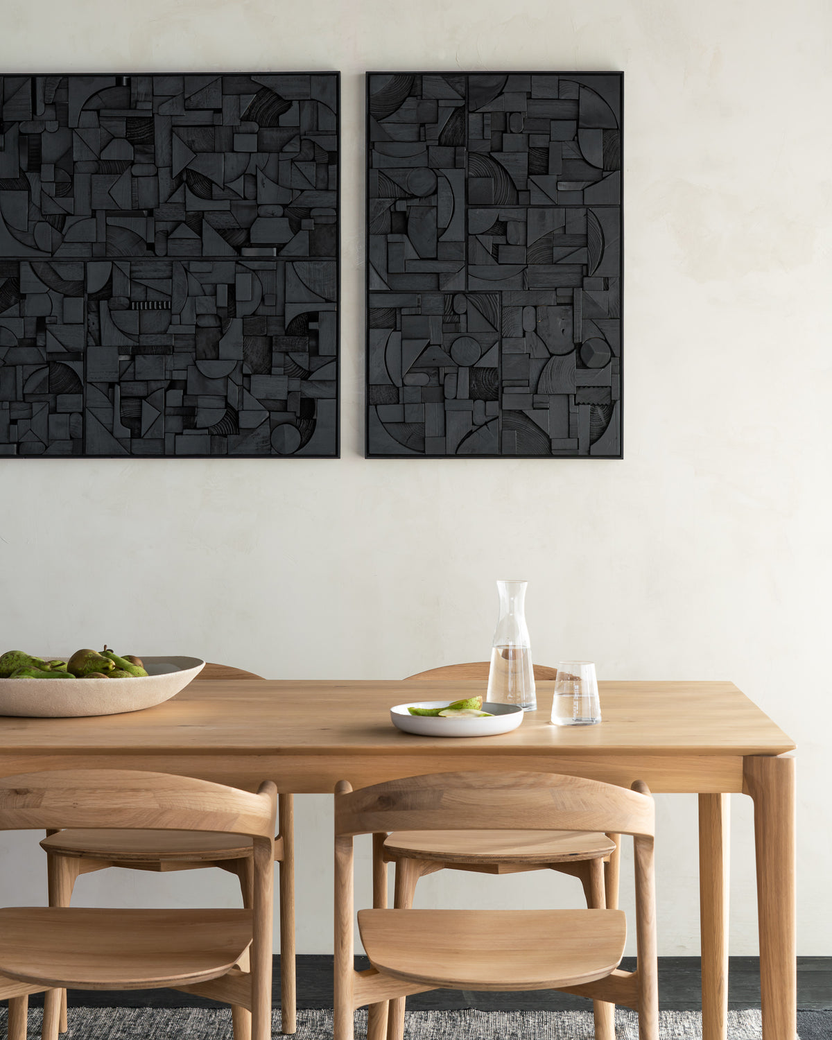 Bricks veggmynd black 120x90