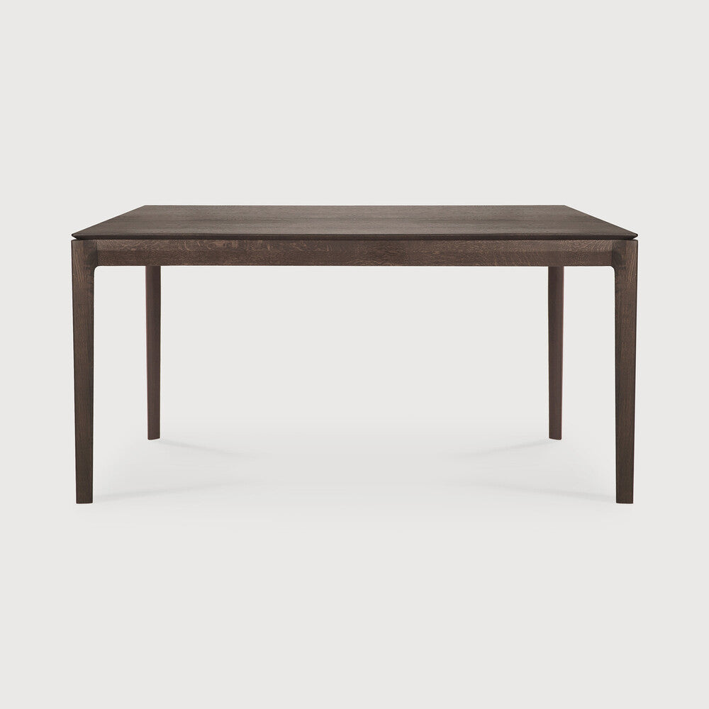 Oak bok brown borðstofuborð 160cm