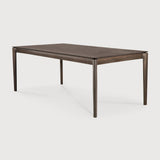 Oak Bok Brown borðstofuborð 180cm