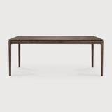 Oak Bok Brown borðstofuborð 200 cm