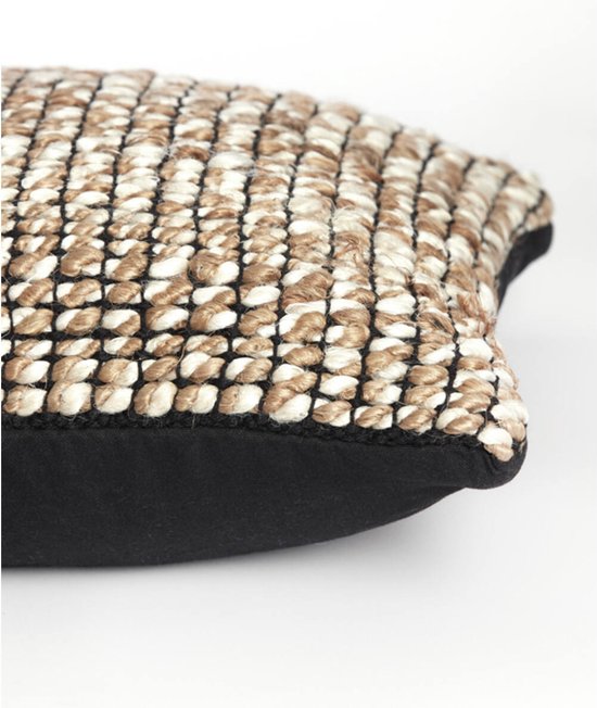 Jolita púði 45x45 black/brown