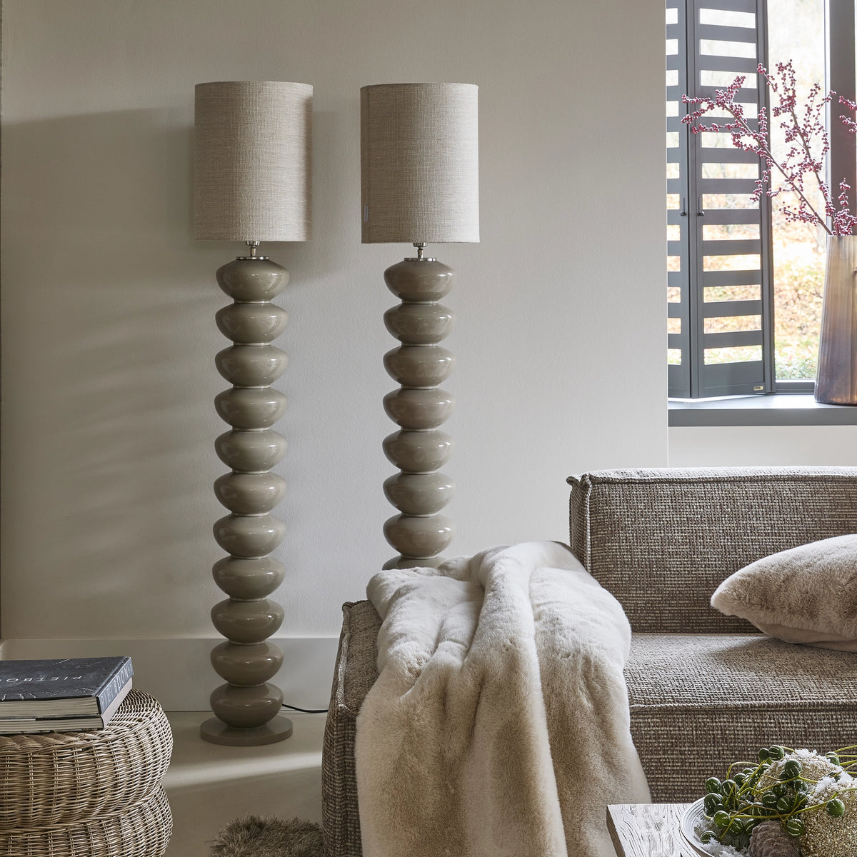 Linen skermur flax 30x40