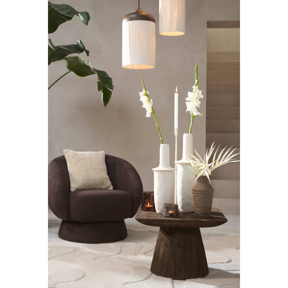 Sennes cream vasi 56cm