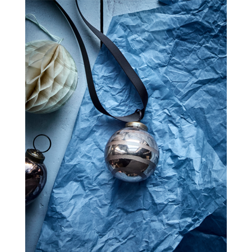 Ball jólaskraut brún 4stk