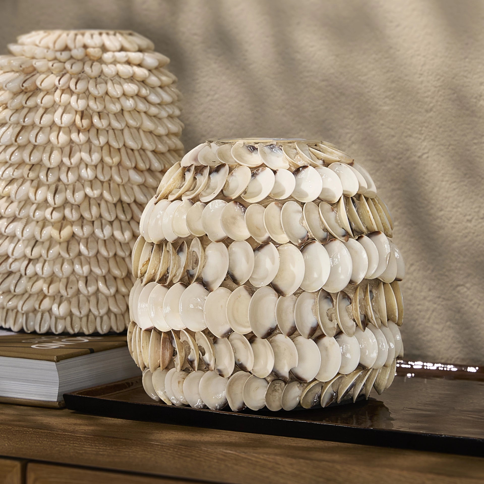 Ocean Cay Shell vasi Low