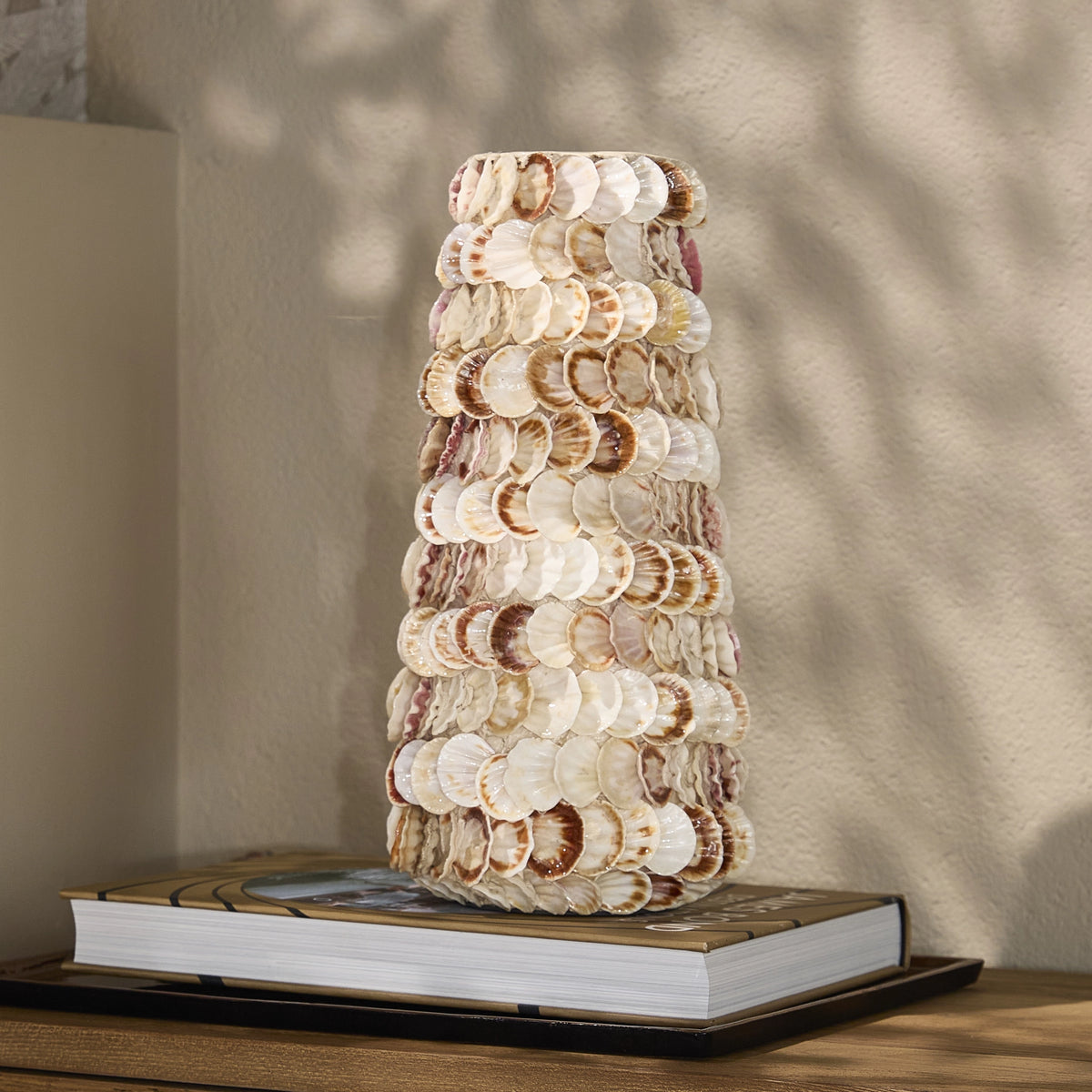 Ocean Cay Shell vasi Tall