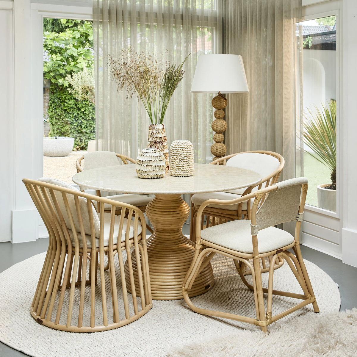 Ocean Cay Shell vasi Tall