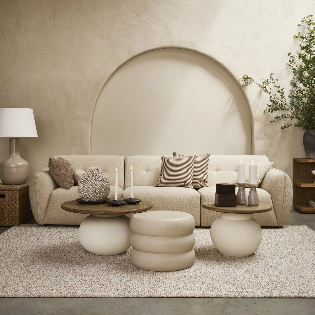 Ribani Marble Kertastjaki S