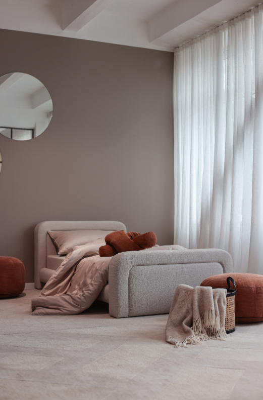 Natural Light rúm 120cm dýna - Beryl Rainy Day