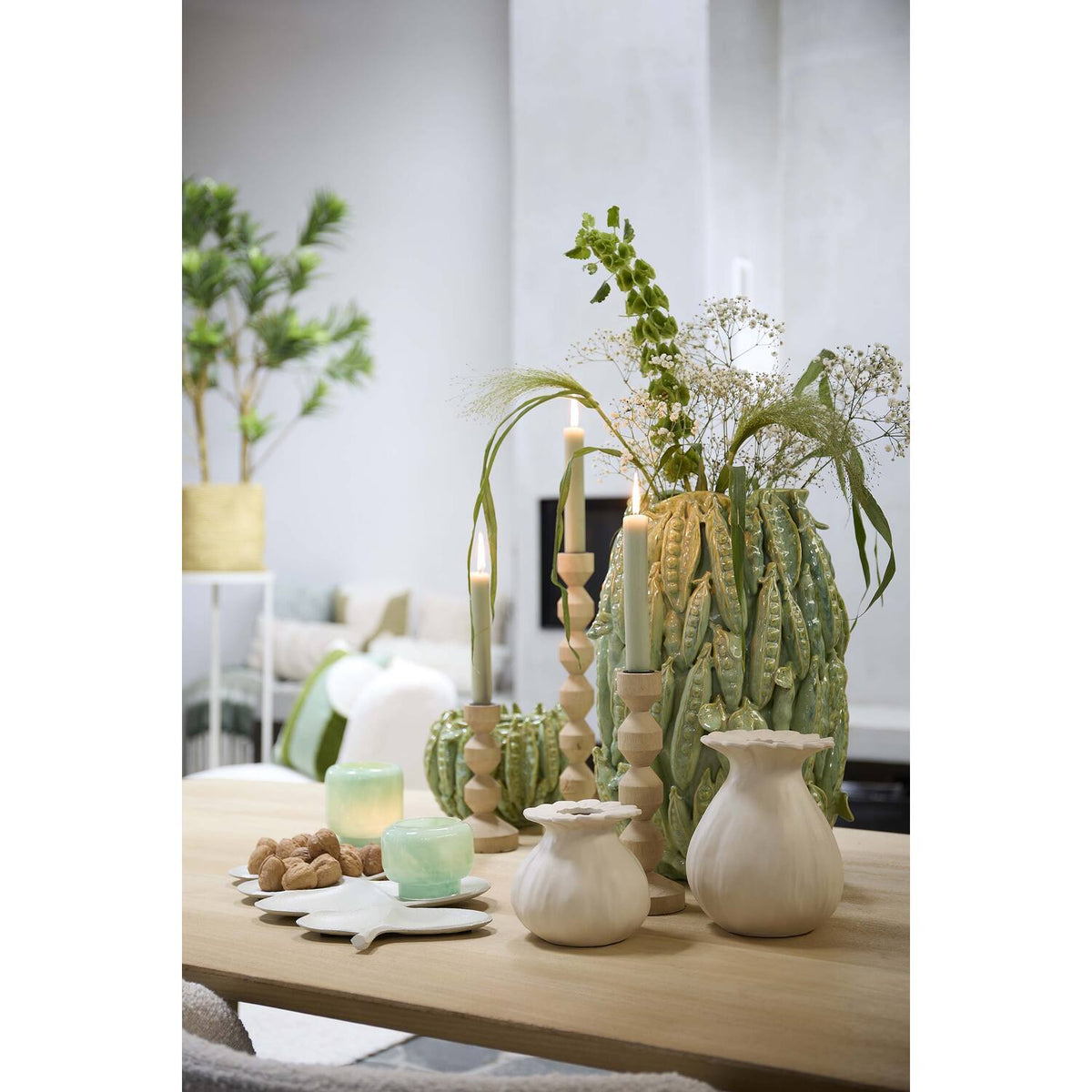 Dozza kertastjaki natural 18cm