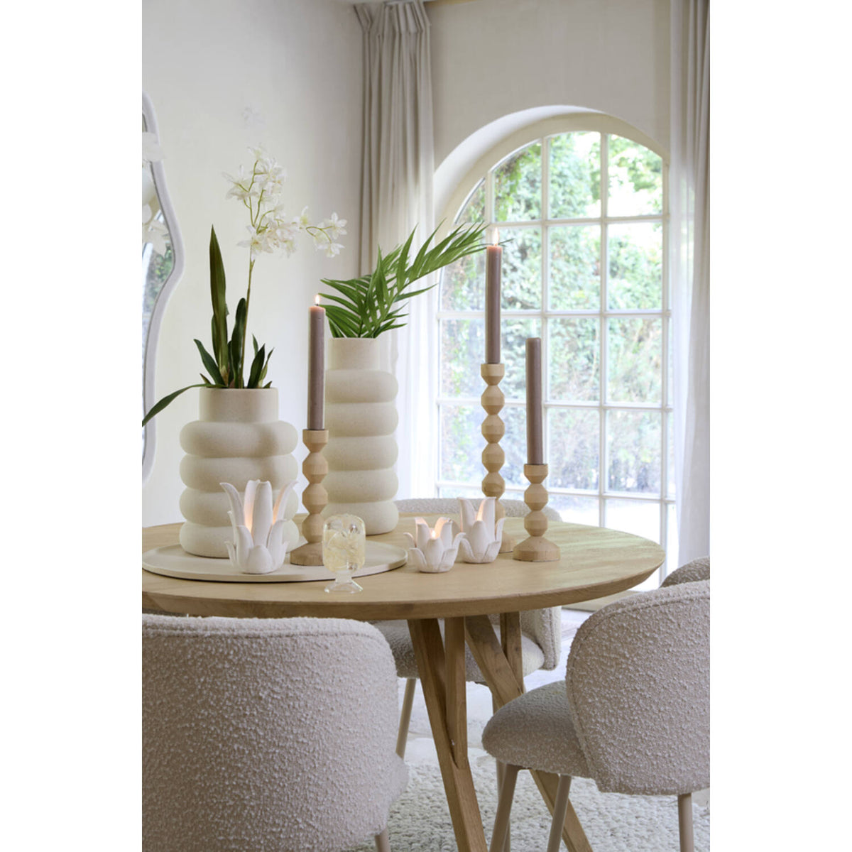 Dozza kertastjaki natural 18cm