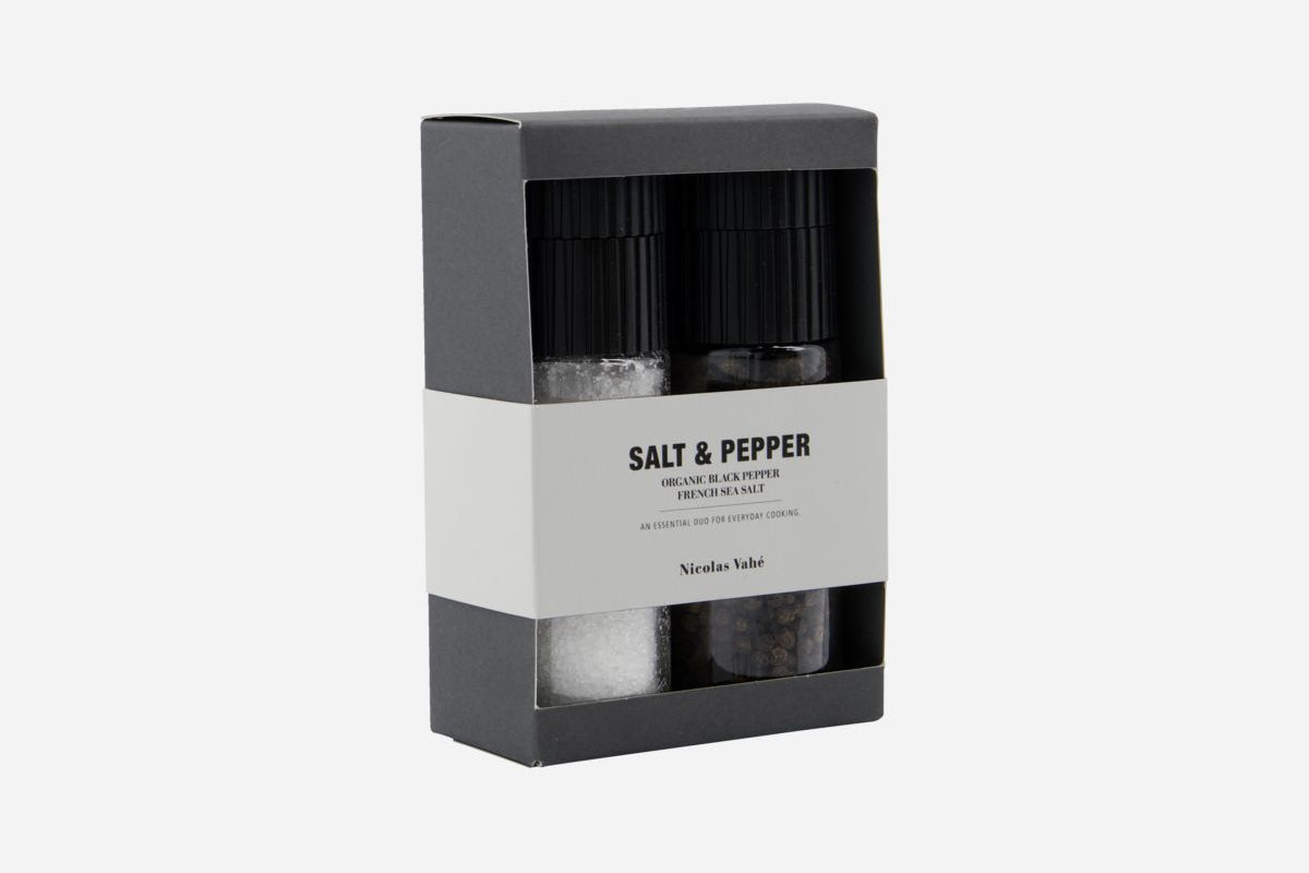 Gjafasett salt & svartur pipar lítil
