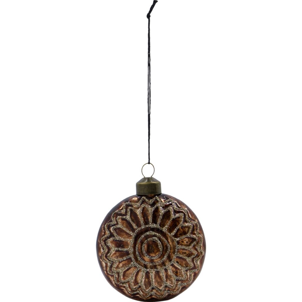 Circulo jólakúlur brúnt 4stk