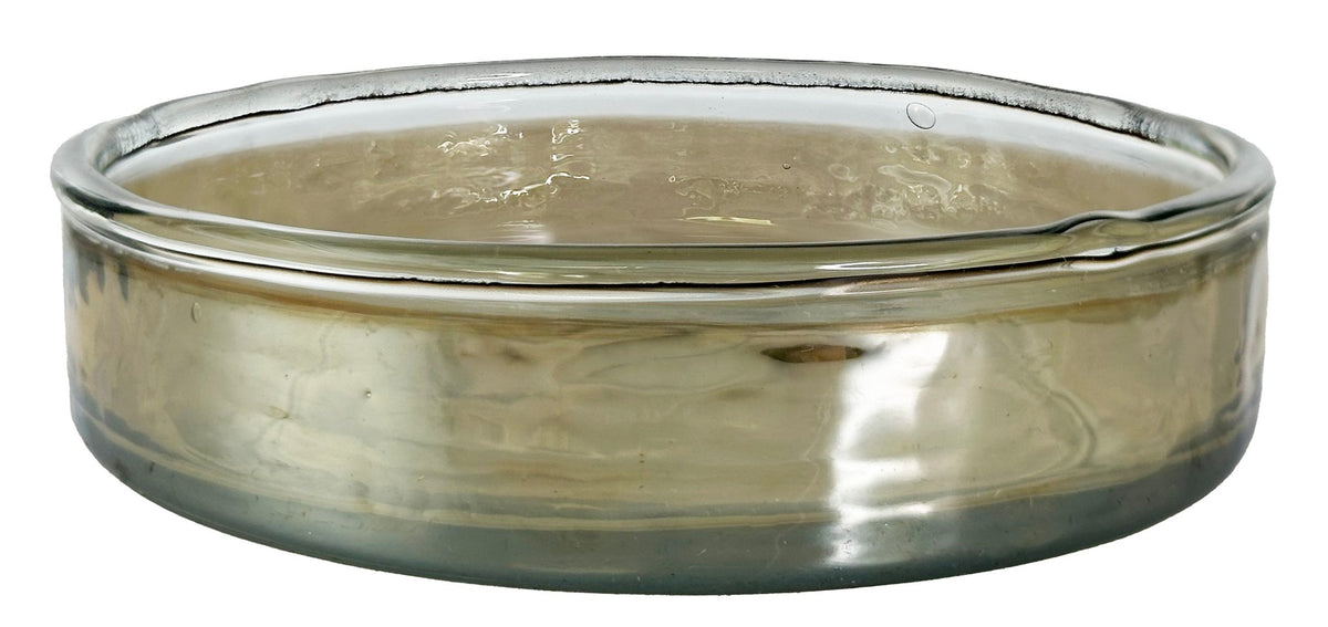 Glass organic petri dish smoked 11cm