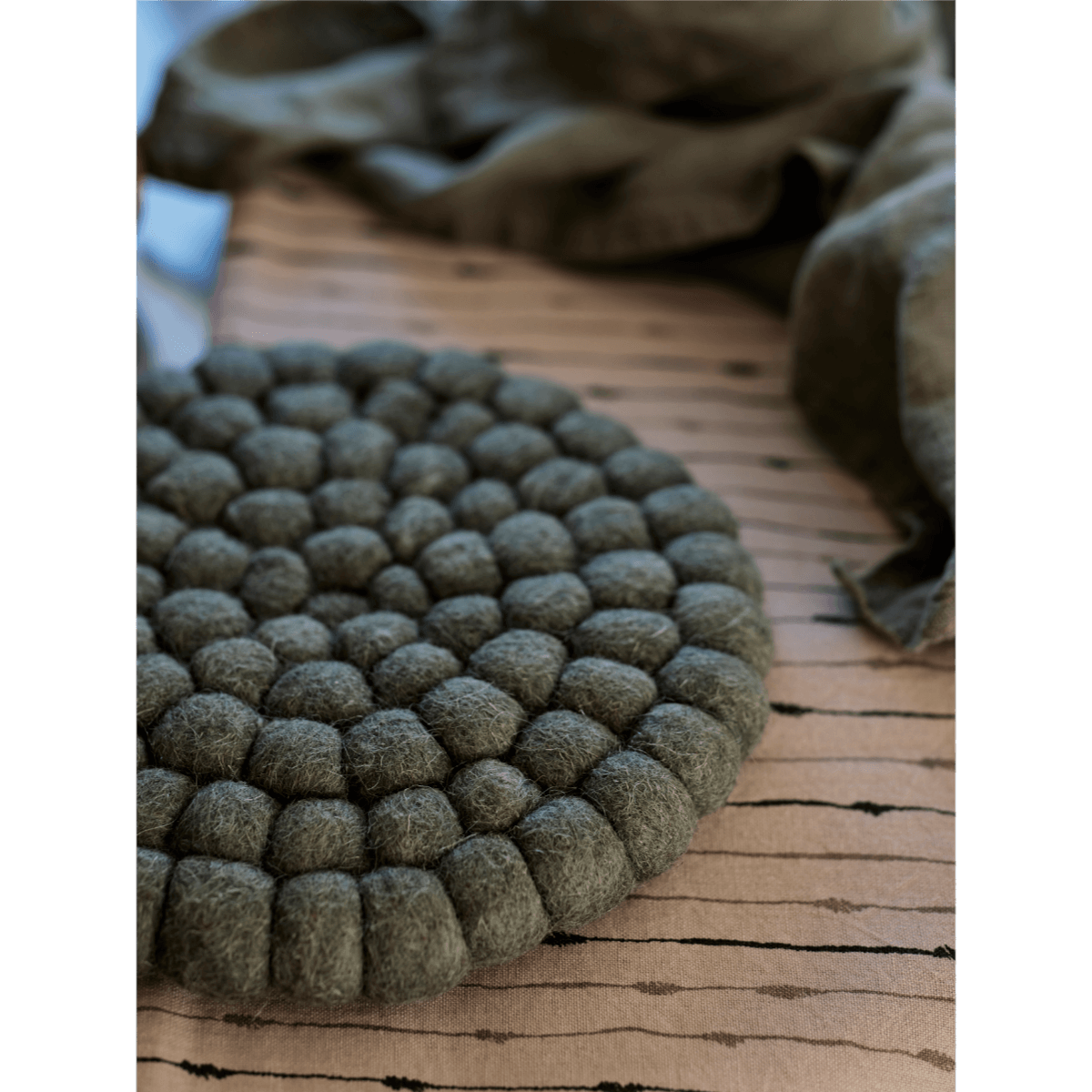 NISHA - hitaplatti, grænt