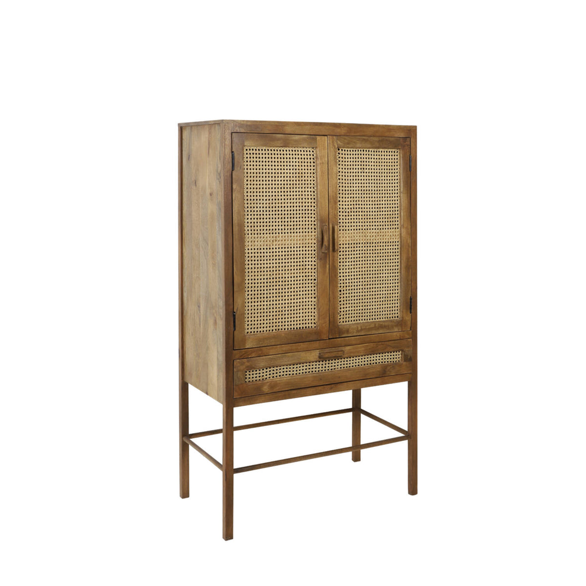 Nipas skápur brown 90x45x160 cm