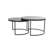 Alfio sófaborð s/2 marble black