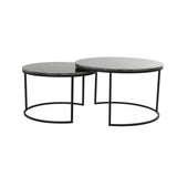 Alfio sófaborð s/2 marble black
