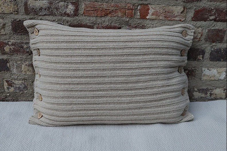Belfast púðaver beige 40x60