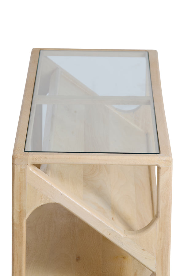 Yuki console borð natural