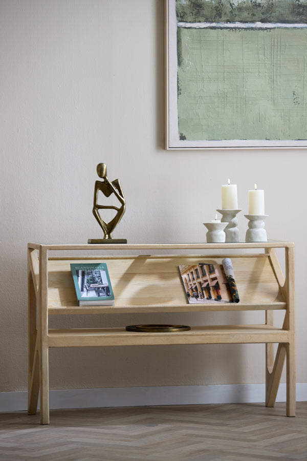 Yuki console borð natural