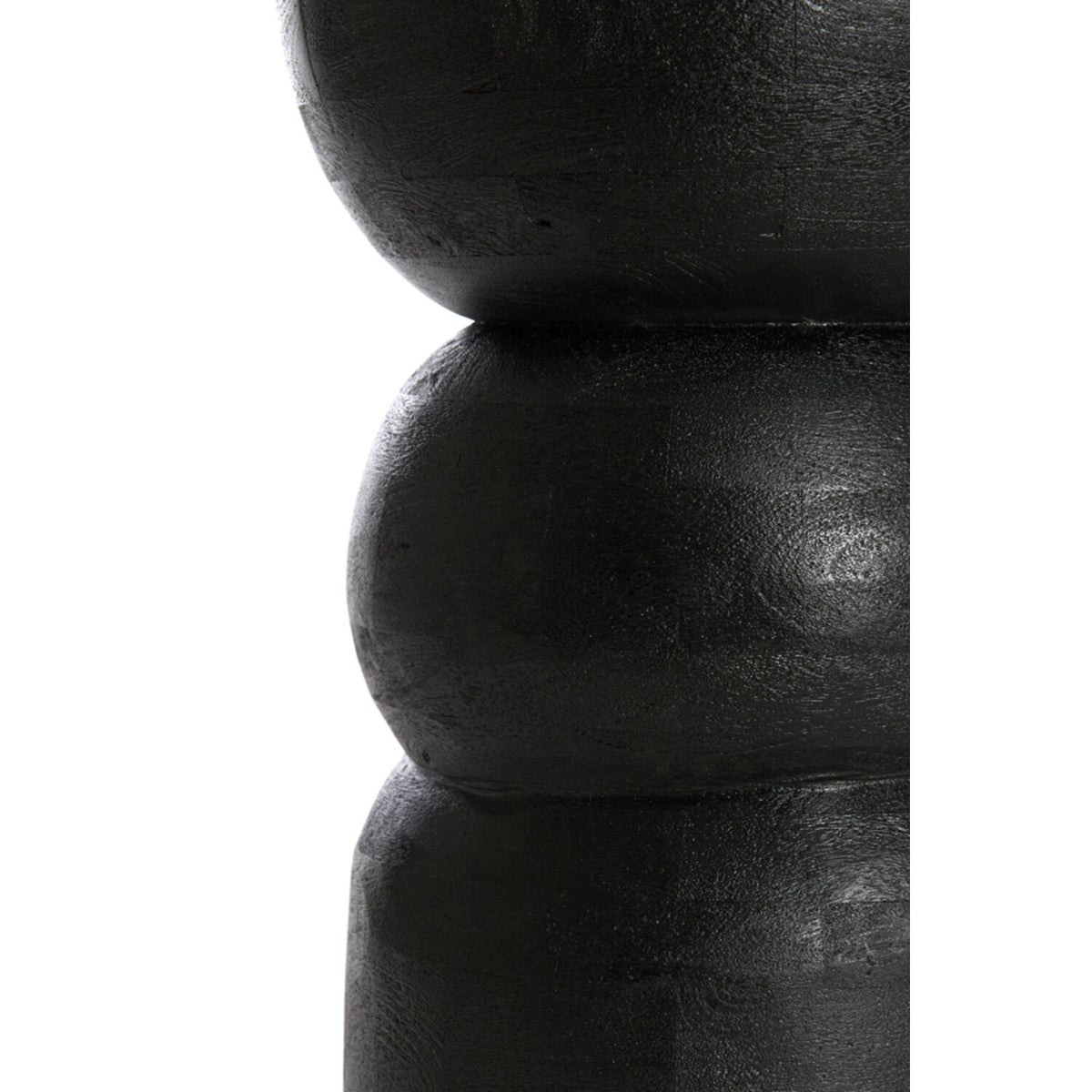 Azalio hliðarborð black Ø35x45 cm