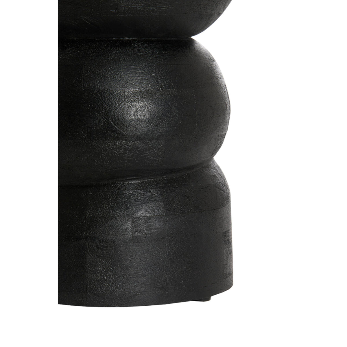 Azalio hliðarborð black Ø35x45 cm