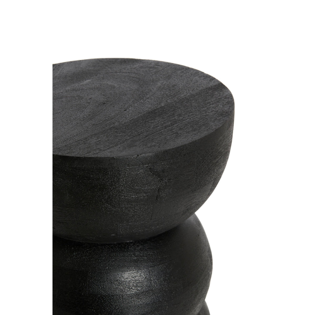 Azalio hliðarborð black Ø35x45 cm