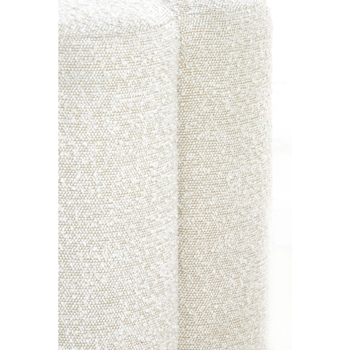 Nalani pouf boclé cream 38x38x45cm