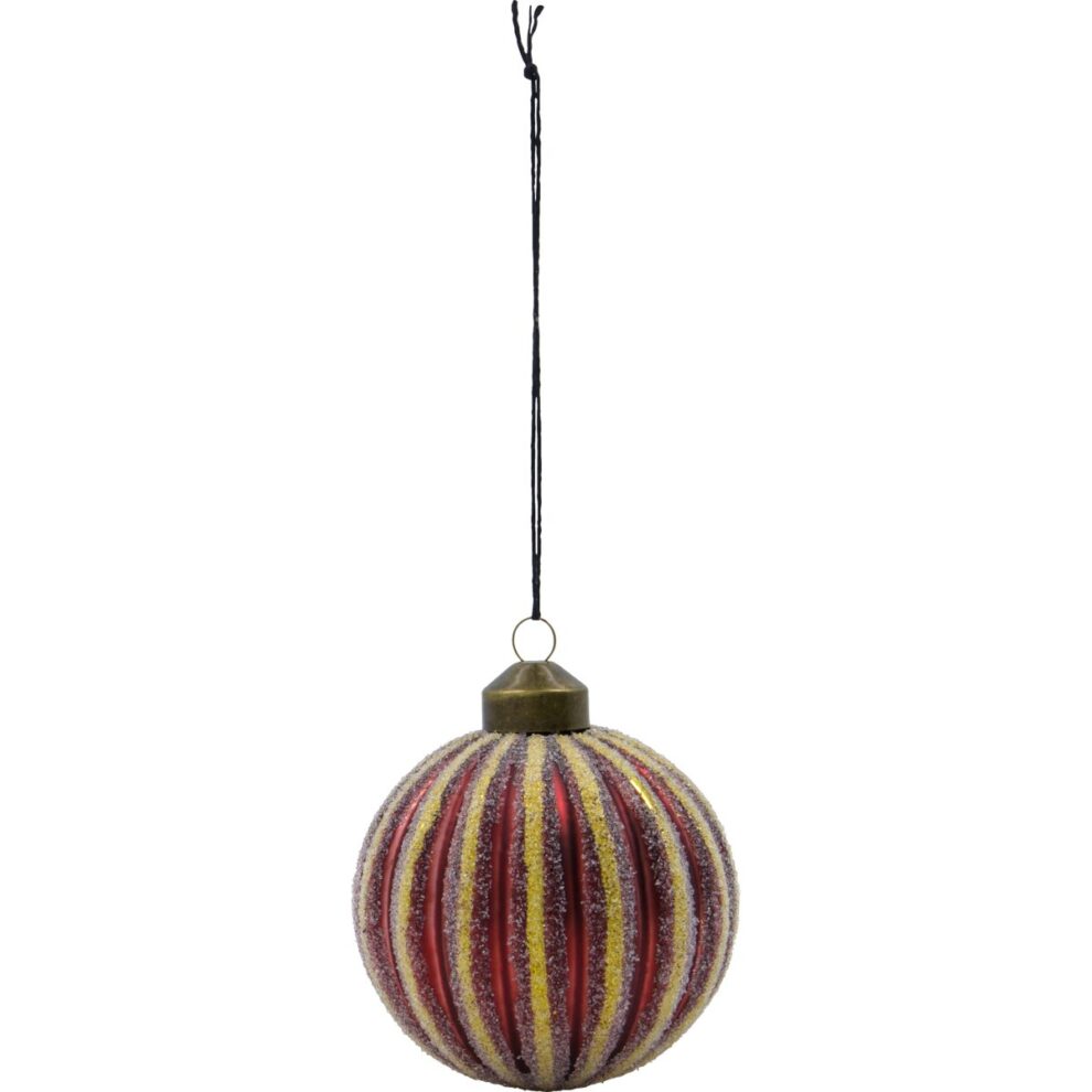 Frost jólakúlur rautt 4stk