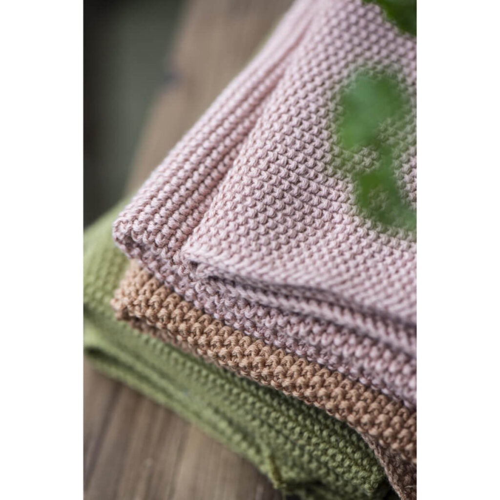 Borðtuska rose 25x25
