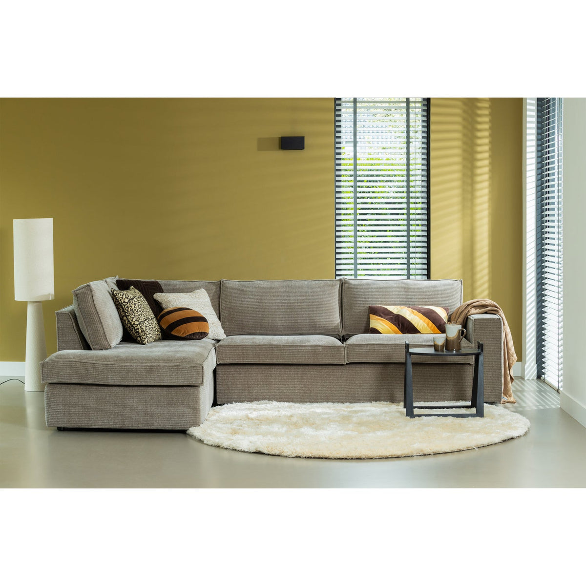 Loft gólflampi 130cm bouclé natural