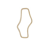 Celano spegill 121cm natural