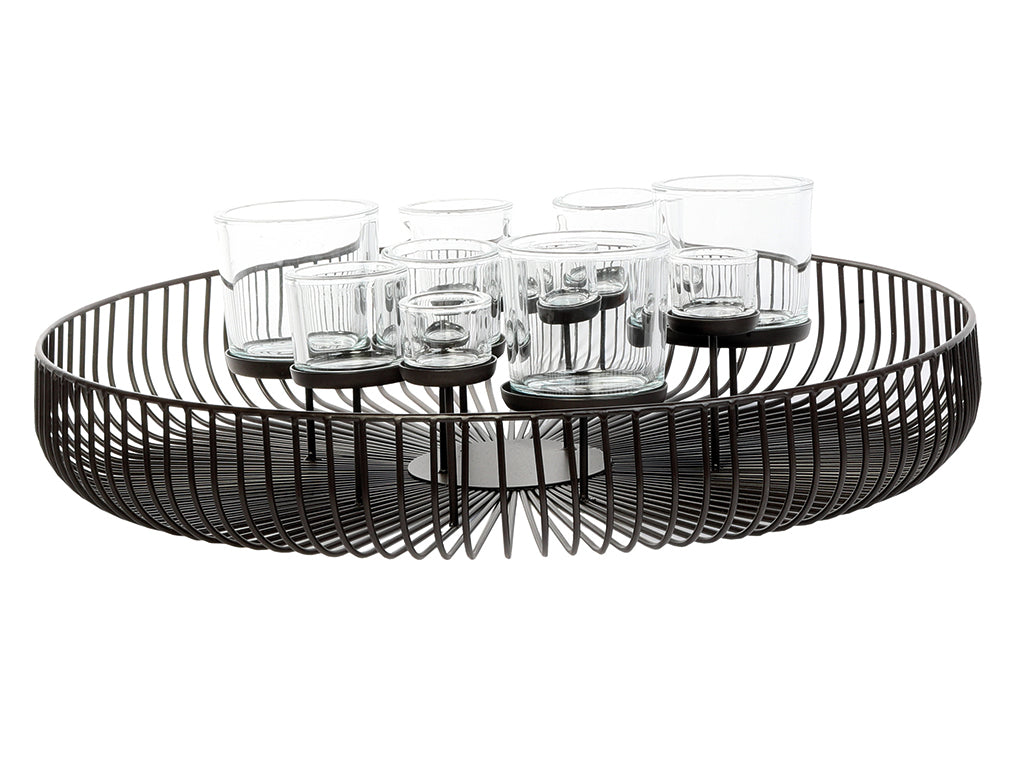 Pino skál/kertastjaki 70x20