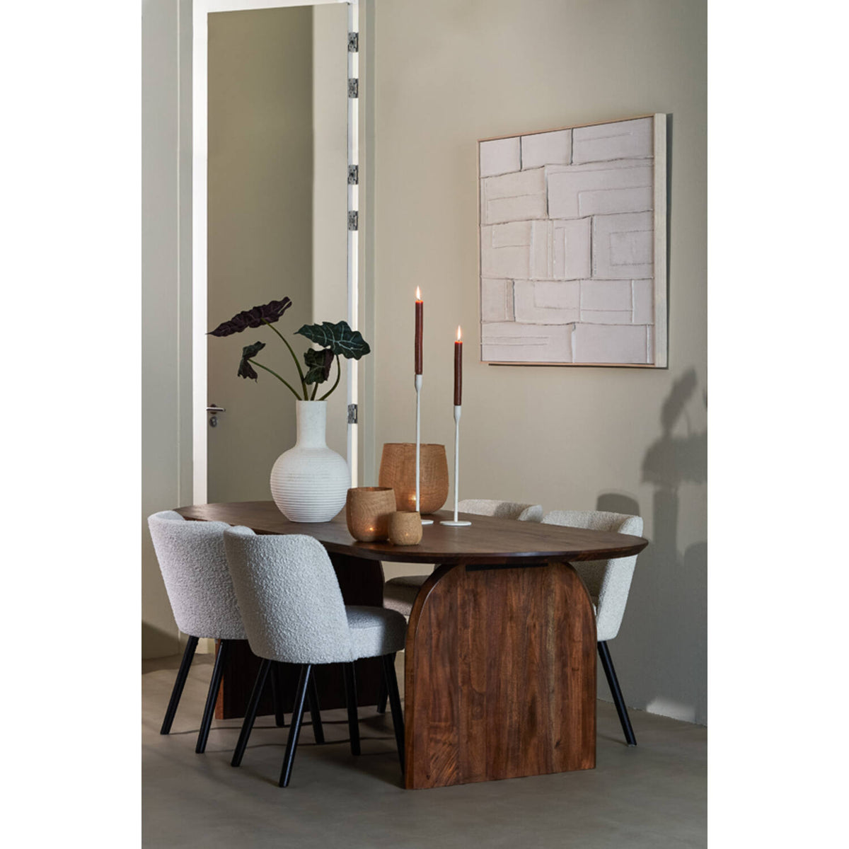 Alzedo veggmynd cream 90x120cm