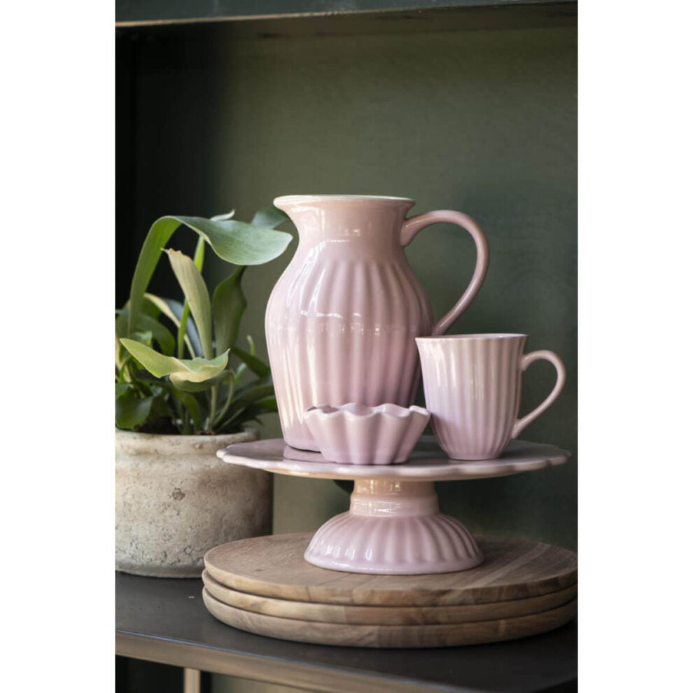 Kökudiskur á fæti rose