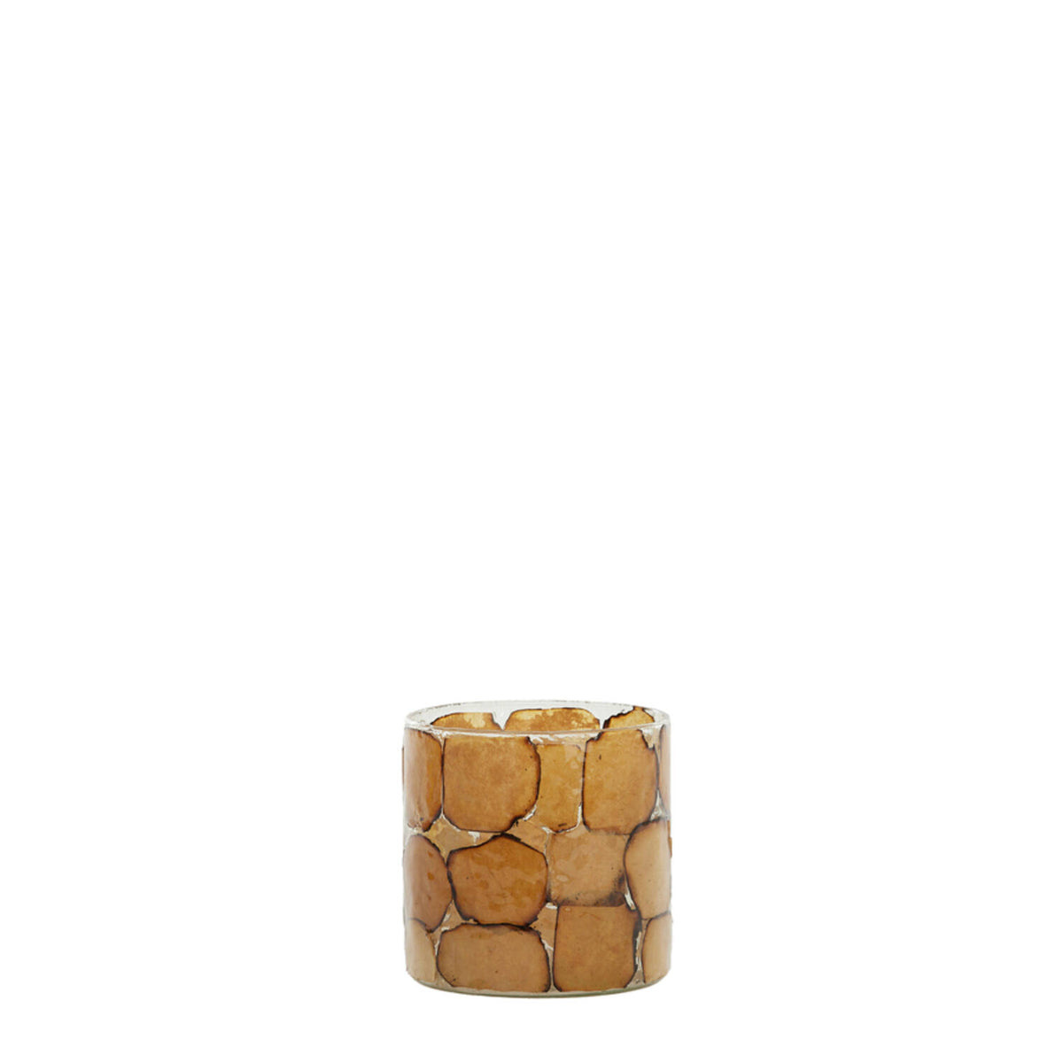 Dronero kertaglas brown 11cm