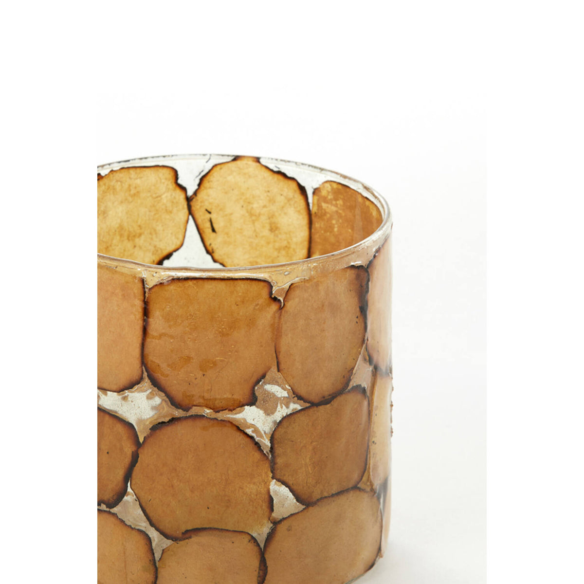 Dronero kertaglas brown 11cm